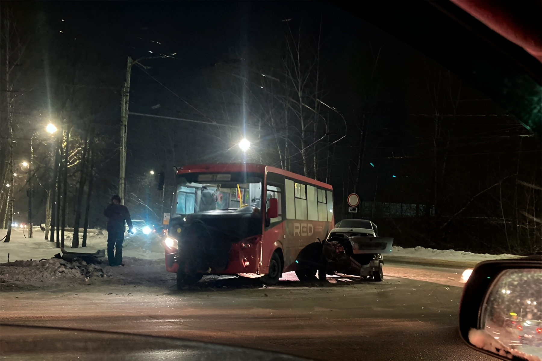 На повороте на Дягилево произошла массовая авария | 14.01.2024 | Рязань -  БезФормата